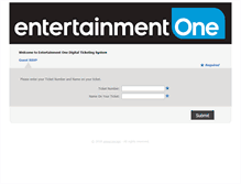 Tablet Screenshot of digi-tix.com